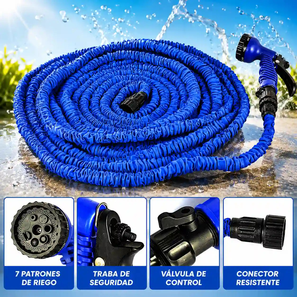 Manguera Mágica Expandible X 30 Mtr 7 En 1 🔥