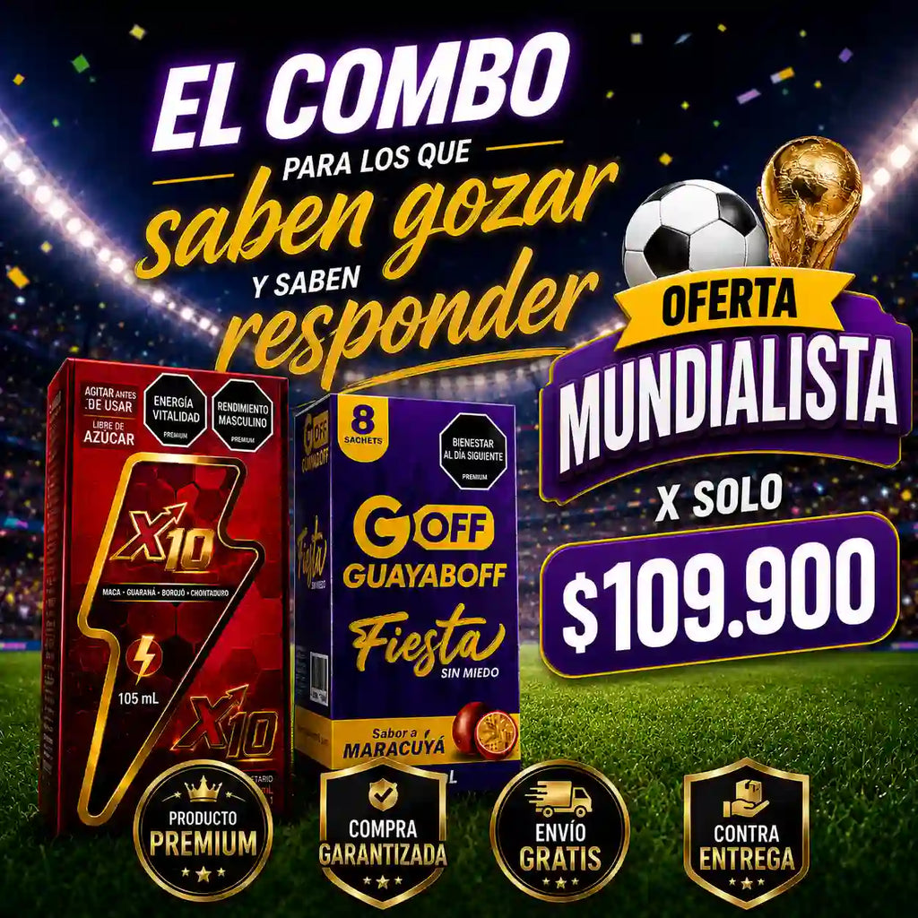 🔥 COMBO MODO MUNDIAL ⚽ Energía para Disfrutar + Recuperación para Rendir al Día Siguiente